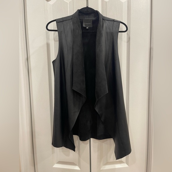 Reversible faux leather jacket size M like new - Picture 1 of 6